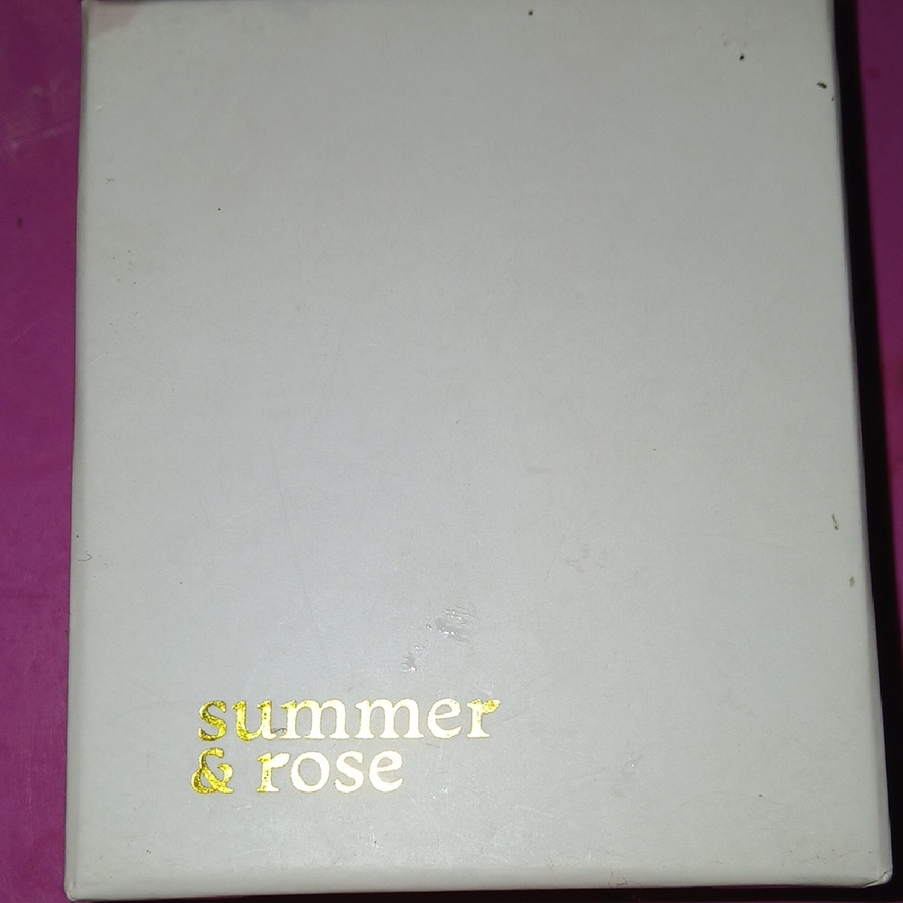 Summer & Rose White Box with Gold Accents